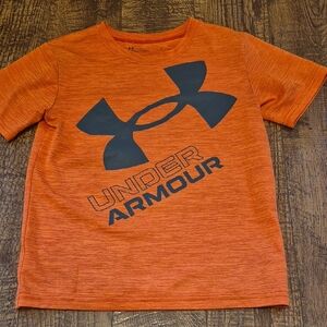 Under Armour Kids Orange T-Shirt Sz 7
